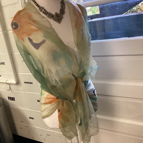 Vintage shawl wrap Accessories - Beautiful show mid-century modern vibes